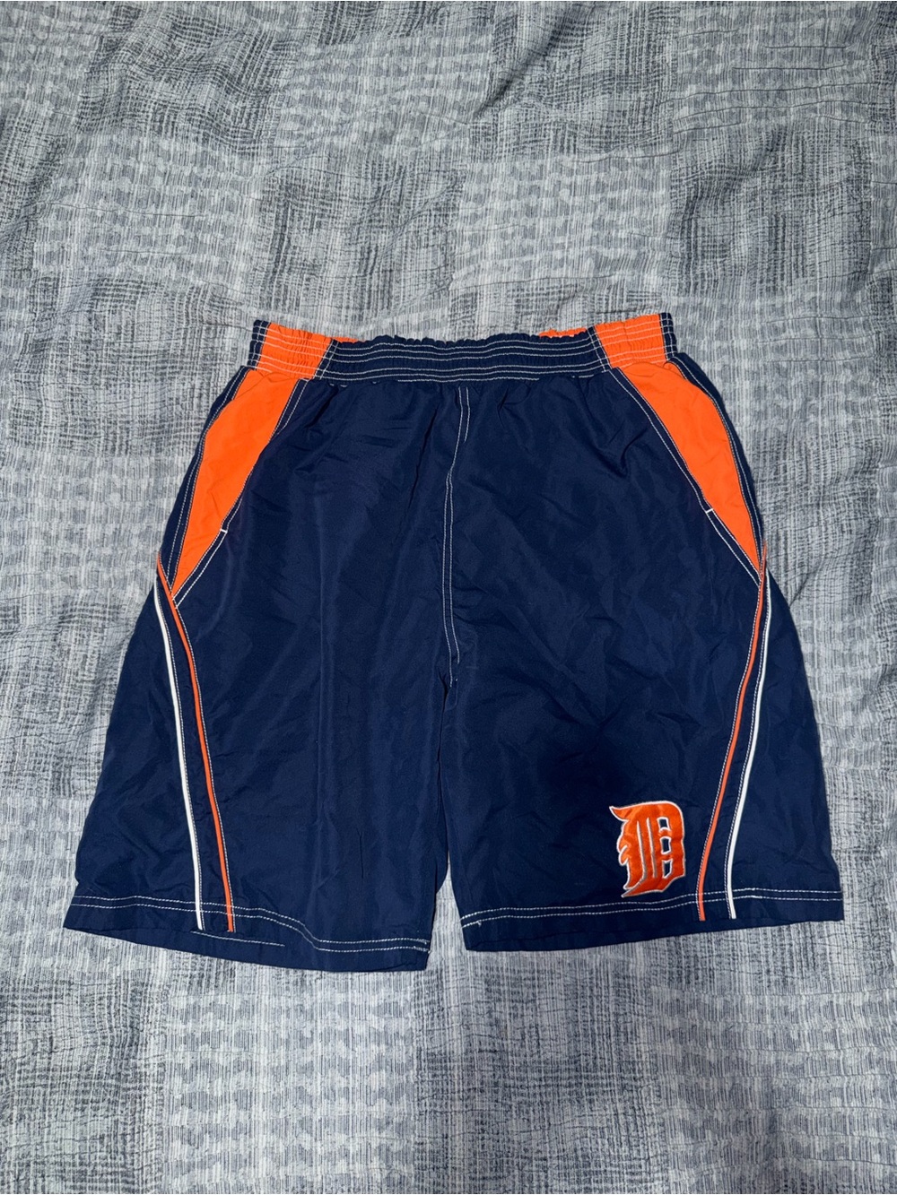 Y2K Genuine Merchandise Detroit Tigers MLB Swim Trunks Board Shorts Size XL